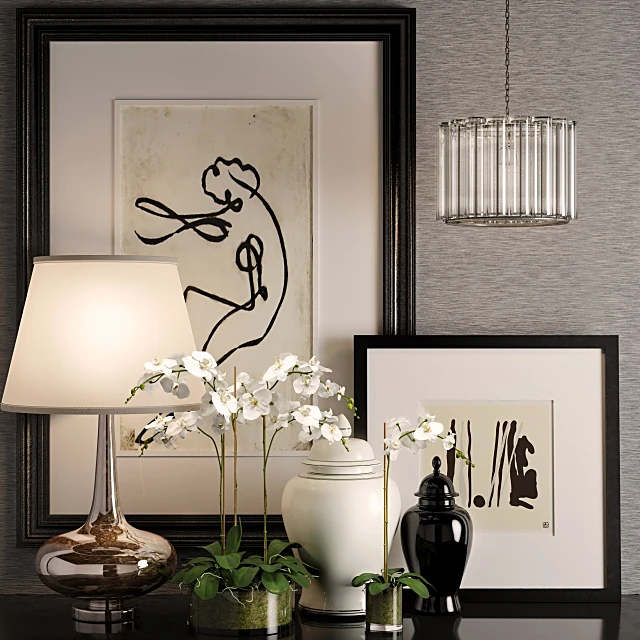 Decorative set / Table lamp 1