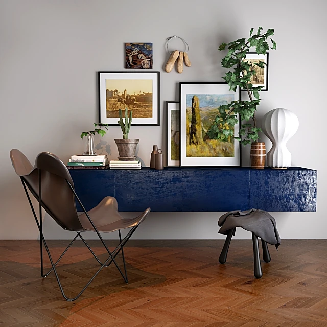 Table + Chair / Decorative set 1