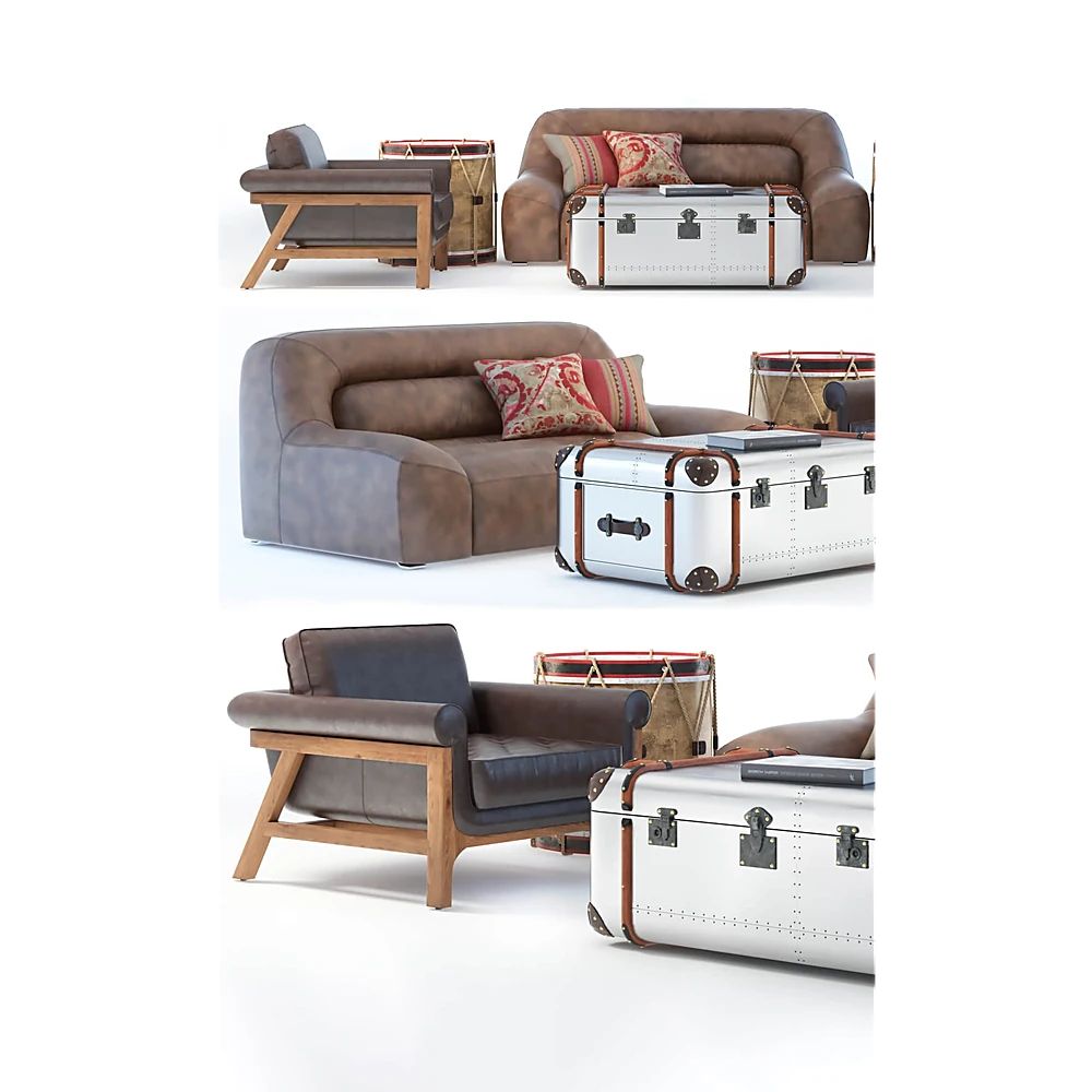 Trunk Coffee Table AERO Luggage by Globe-Trotter
