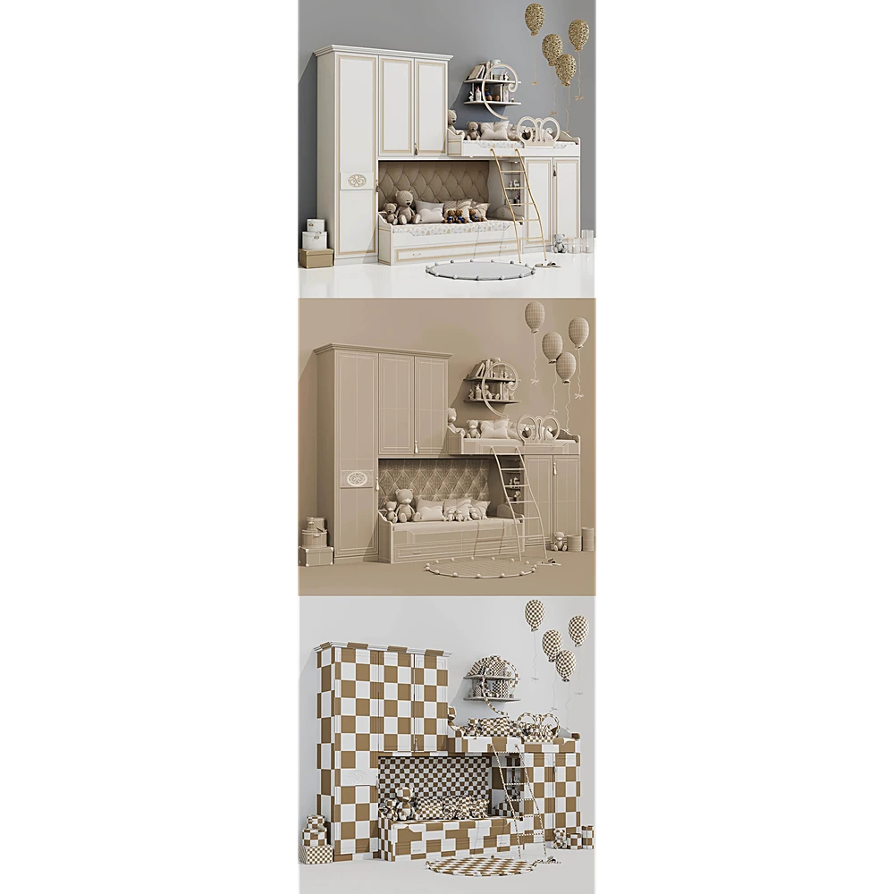 Children's Bedroom Set Happy Night 02 by Ferretti e Ferretti (3)