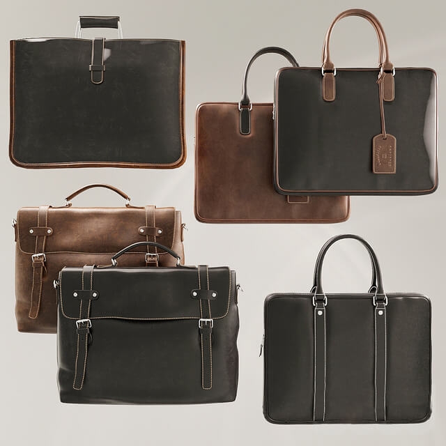 Briefcases Set - Download the 3D Model (10345) | zeelproject.com