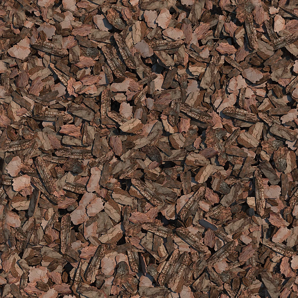 Pine Bark Mulch with Natural Organic Texture (2)