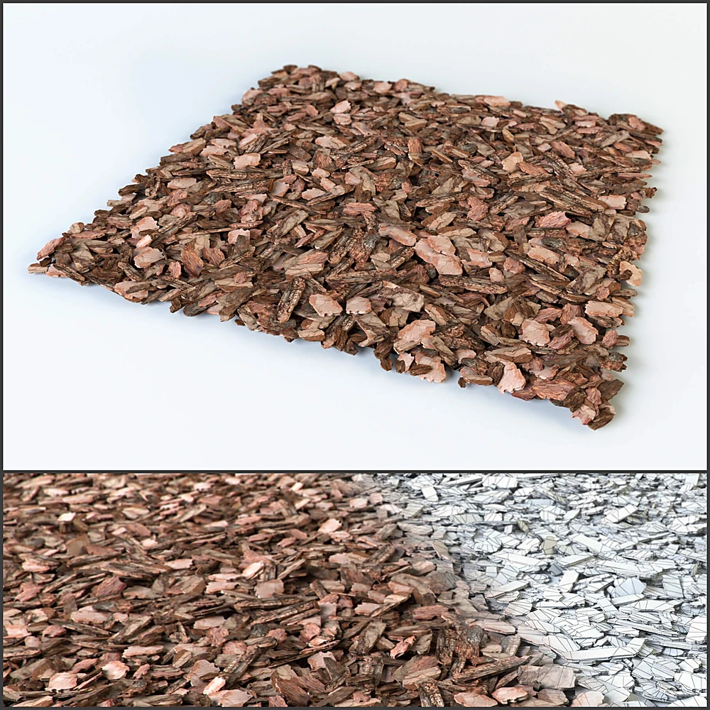 Pine Bark Mulch with Natural Organic Texture (4)