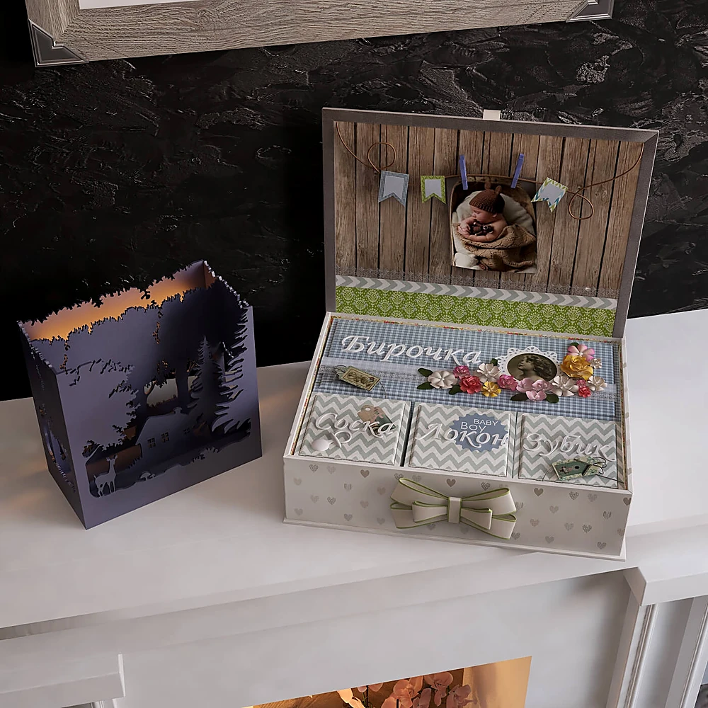 Decorative set / Fireplace 2