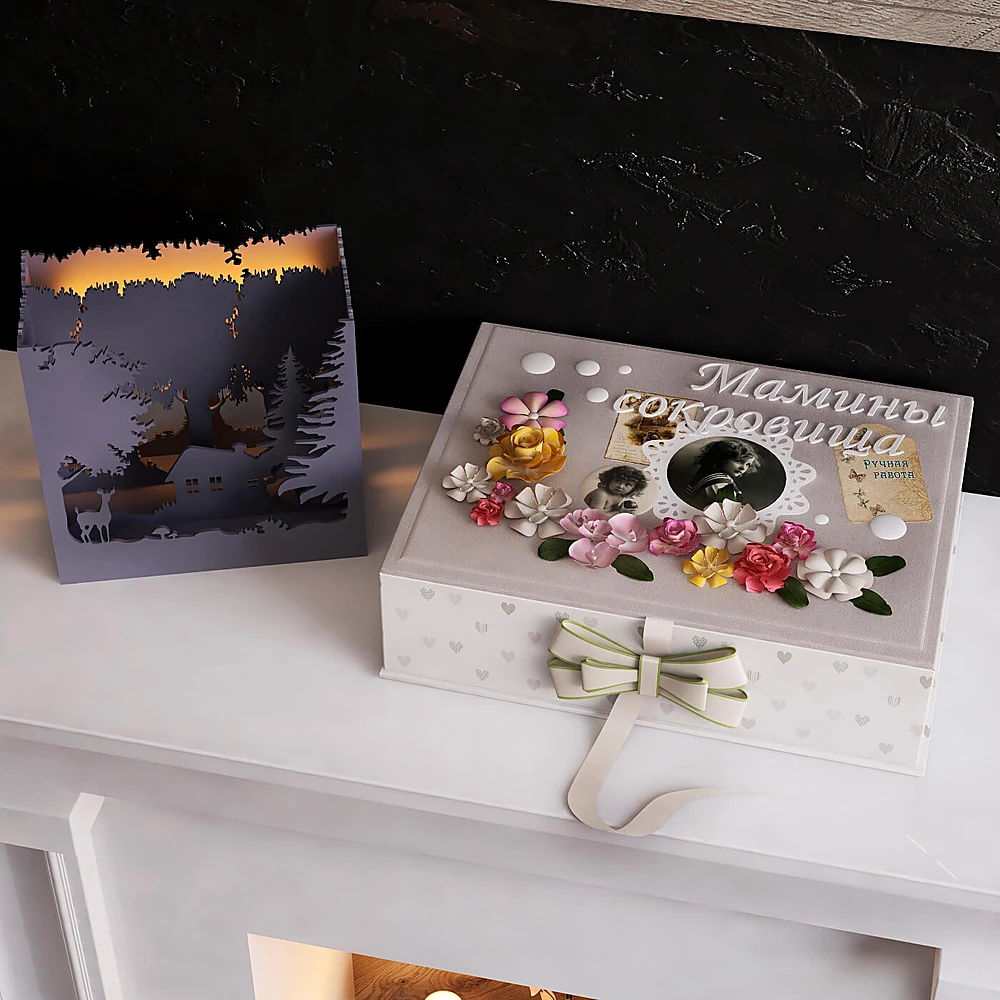 Decorative set / Fireplace 3