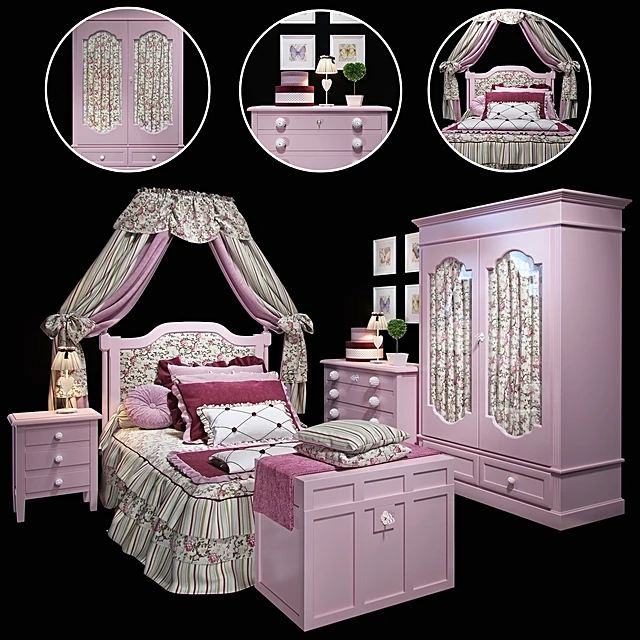Children's Bedroom Set Sogni Di Matilde by Dolfi