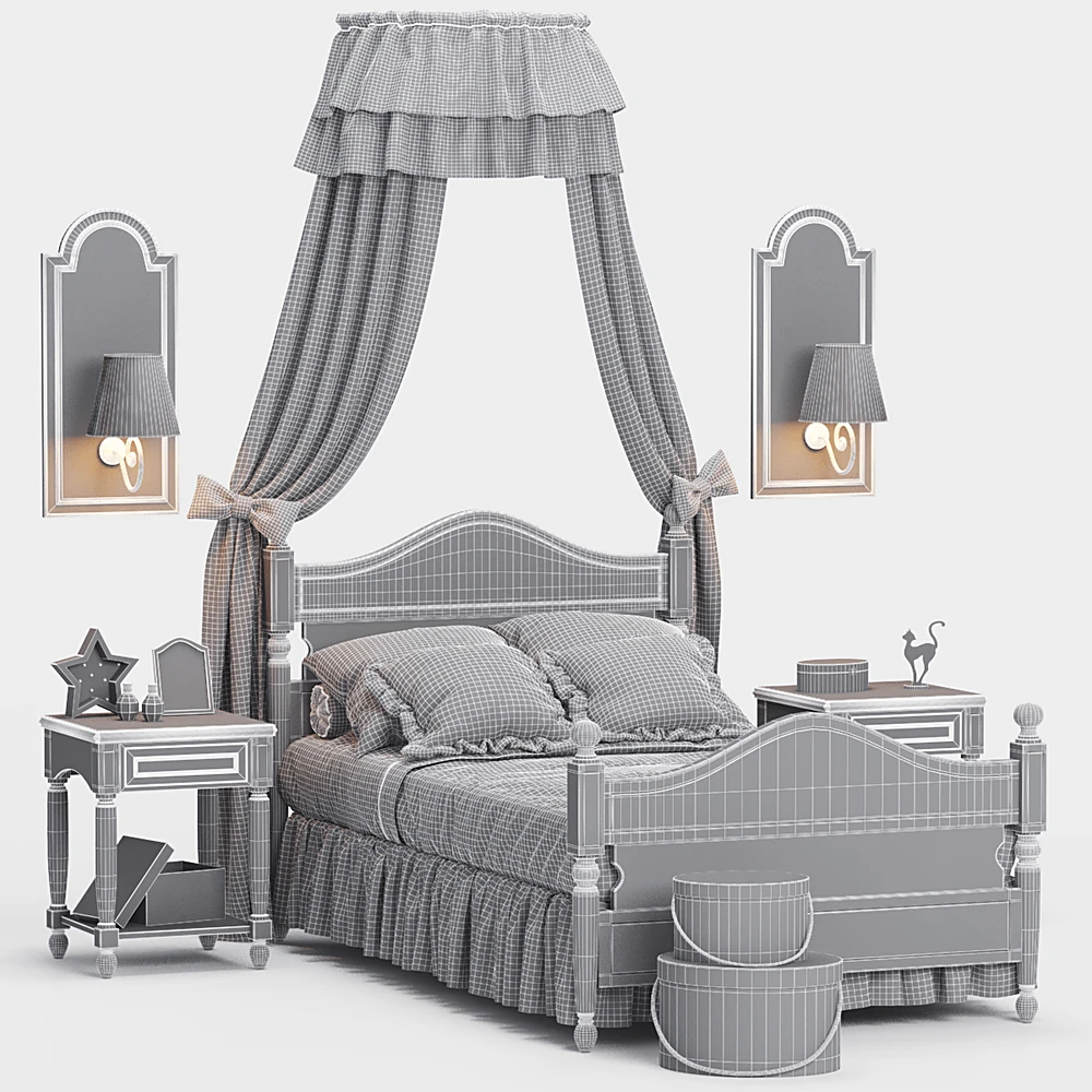 Canopy Bed Baby Happy Night by FERRETTI (2)