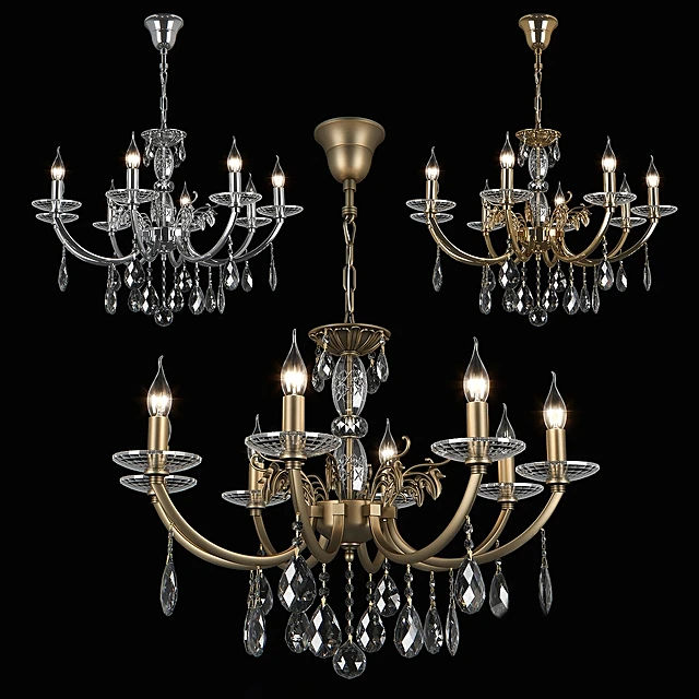 Ornate Crystal Ceiling Lamp