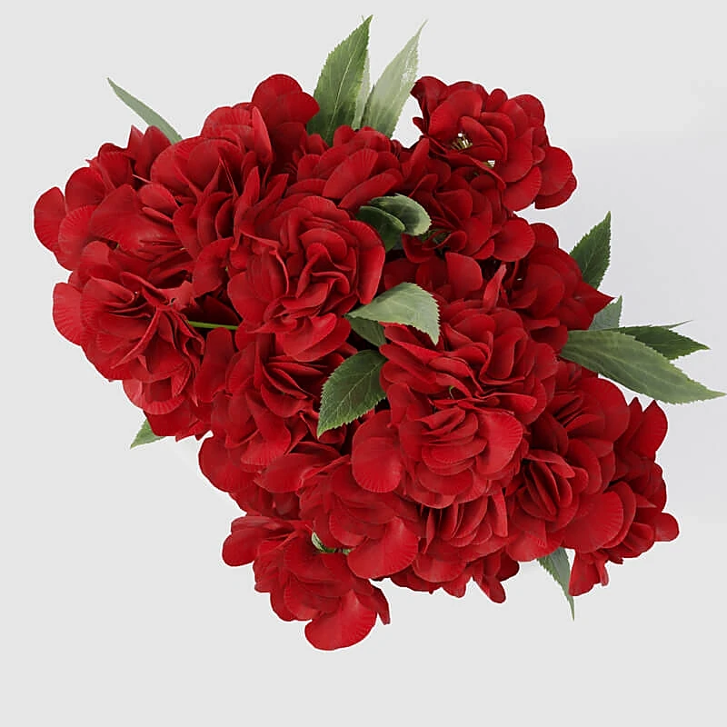 Red Flower Bouquet in Ceramic Vase (3)