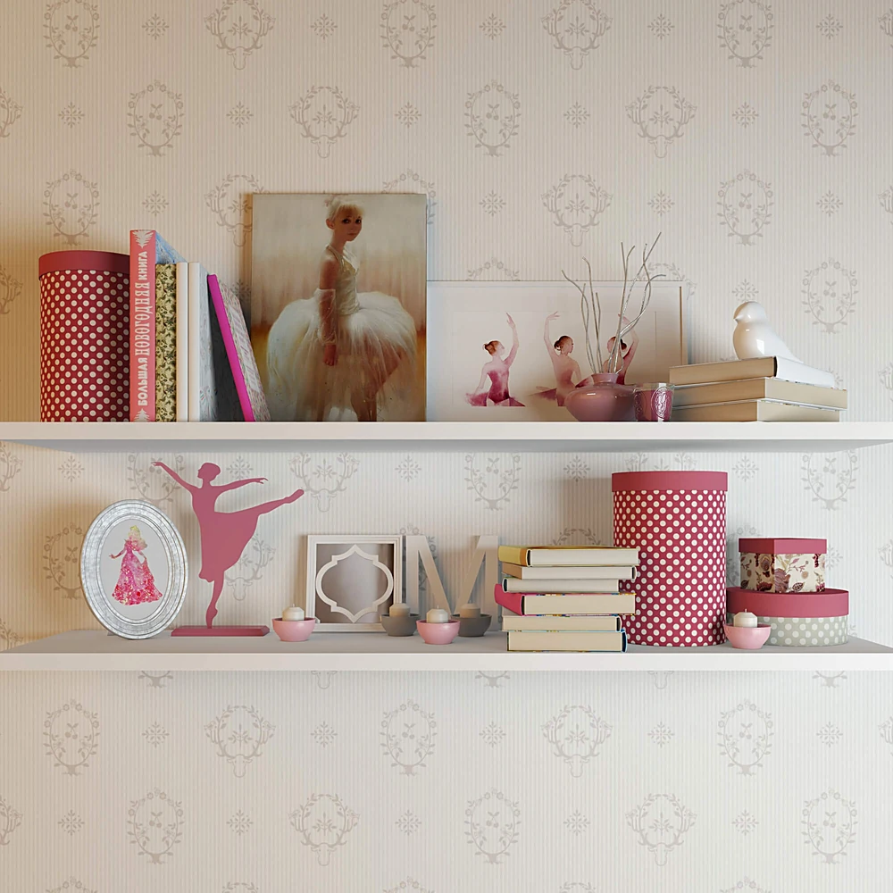 Nursery Decorative Set with Ballet Theme