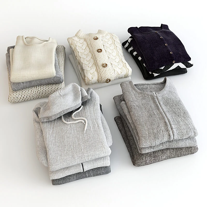 Clothing Collection with Diverse Garments and Accessories (5)