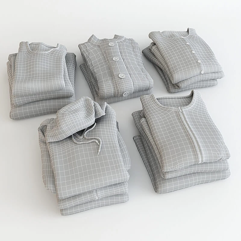 Clothing Collection with Diverse Garments and Accessories (6)