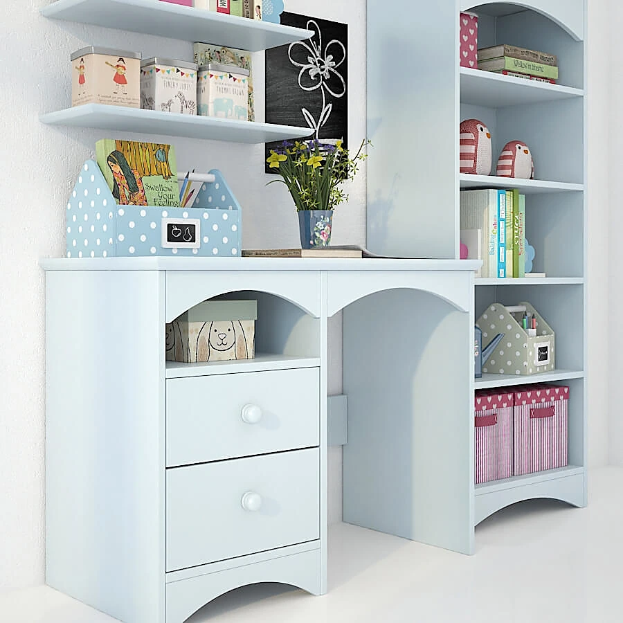 Children's Furniture Set with Light Blue Finish (3)