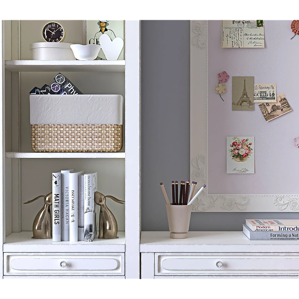 Children's Room Furniture Set with Classic White Finish (3)
