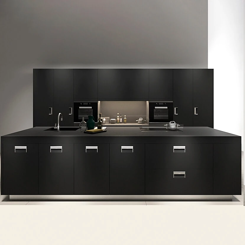 Kitchen System Italia Black Armour by Arclinea