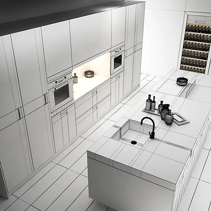 Kitchen System Italia Black Armour by Arclinea (4)