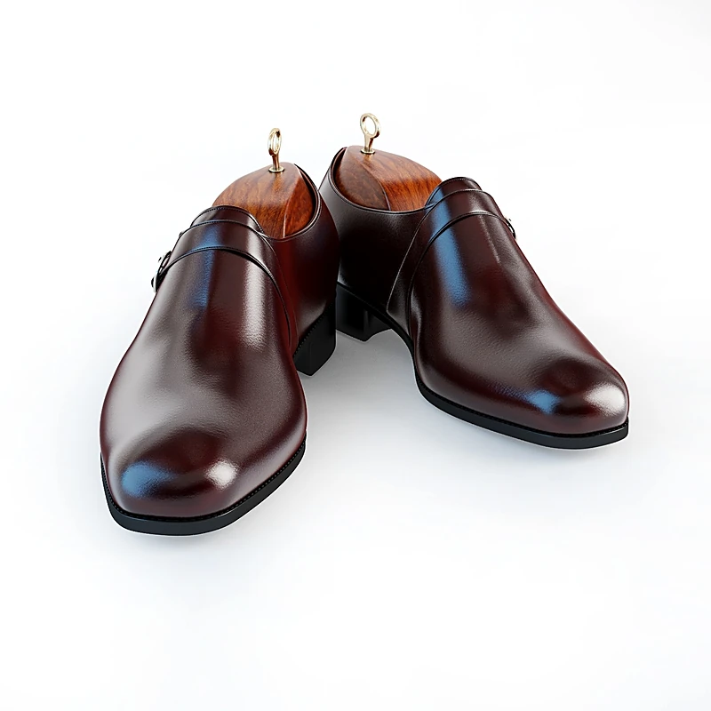 Set of shoes with various leather styles (2)