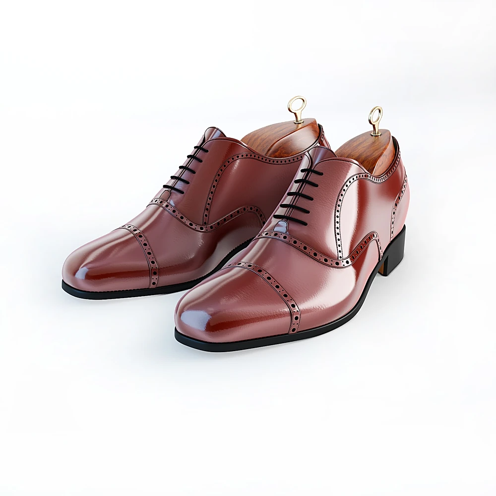 Set of shoes with various leather styles (3)