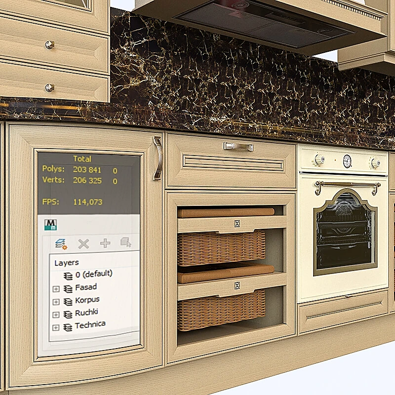 Kitchen Furniture Set Sheraton by Berloni (2)