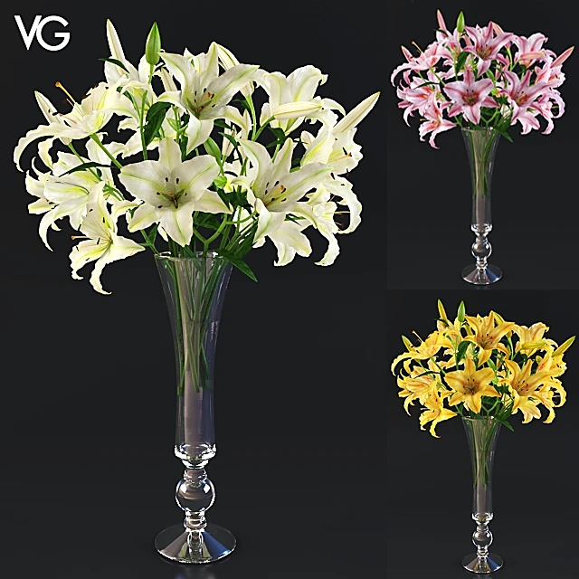 Lily Bouquet in VG vase by VG
