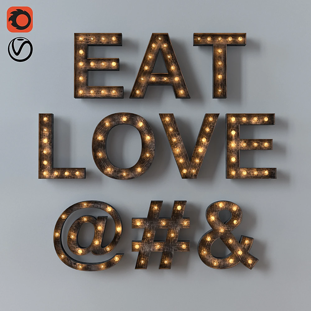 Decorative Letter by Restoration Hardware