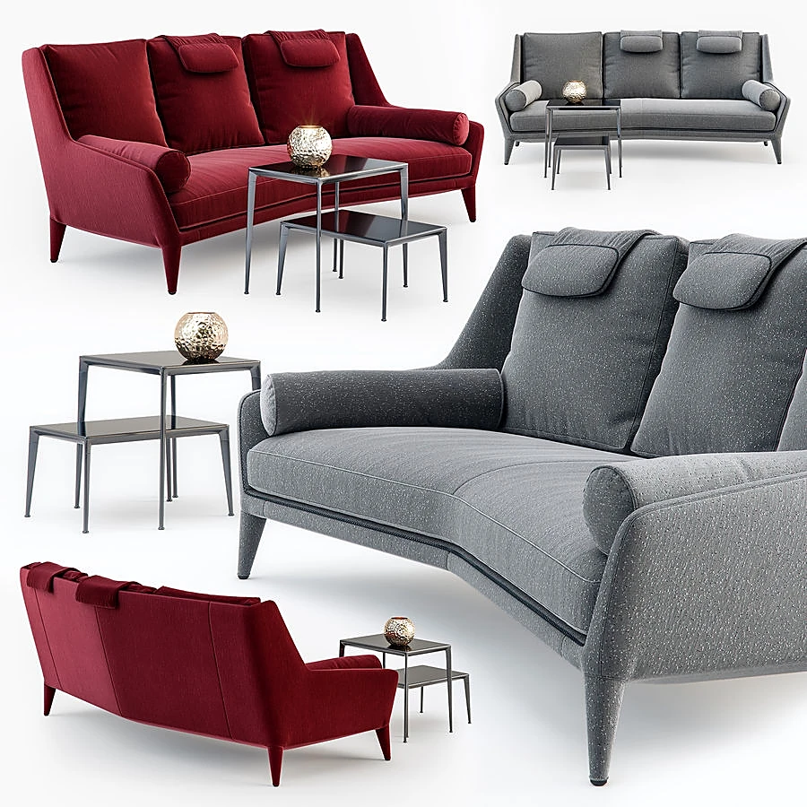 Sofa Edouard ED225 by B&B Italia (2)
