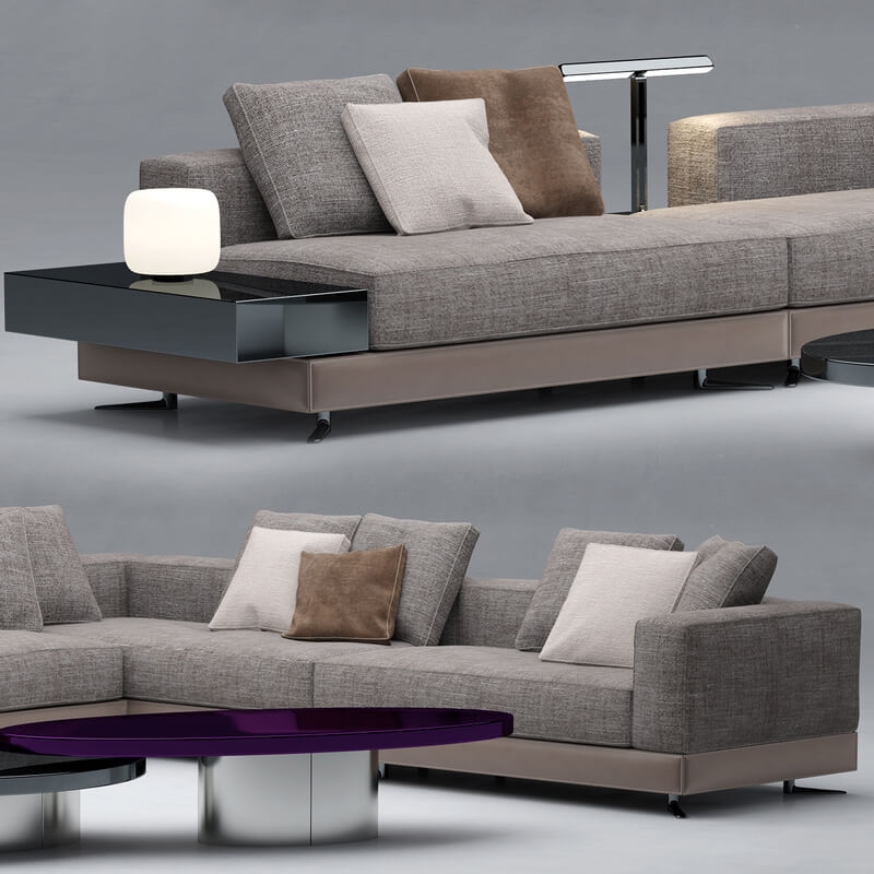 Sofa minotti sofas white - Download the 3D Model (11108) | zeelproject.com