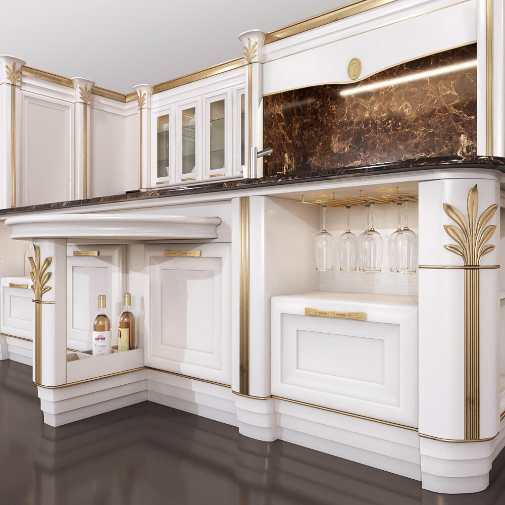 Kitchen Furniture Ego by Brummel - Download the 3D Model (11142 ...
