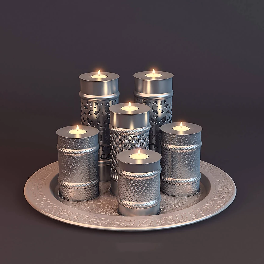 Eichholtz Marrakesh Tray with Candle Holders