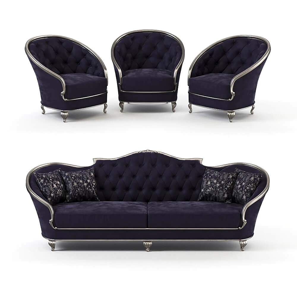 Tufted Armchair Eden by Goldconfort