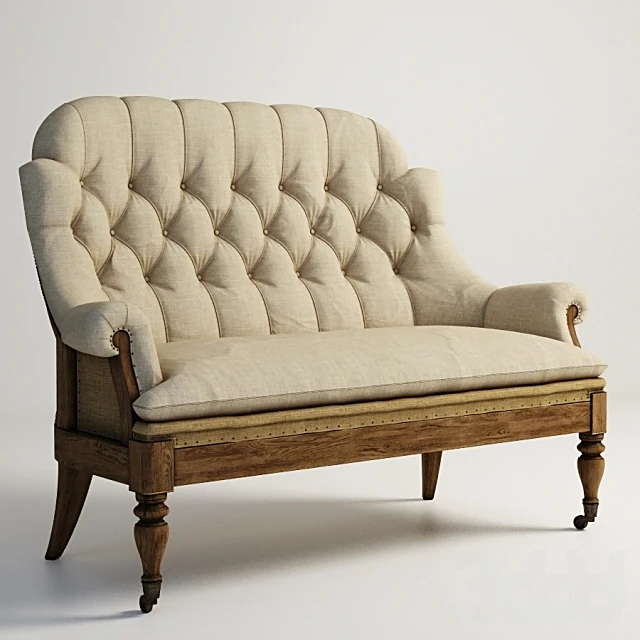 Settee Kemper Deconstructed 105.006-F01 by GRAMERCY HOME
