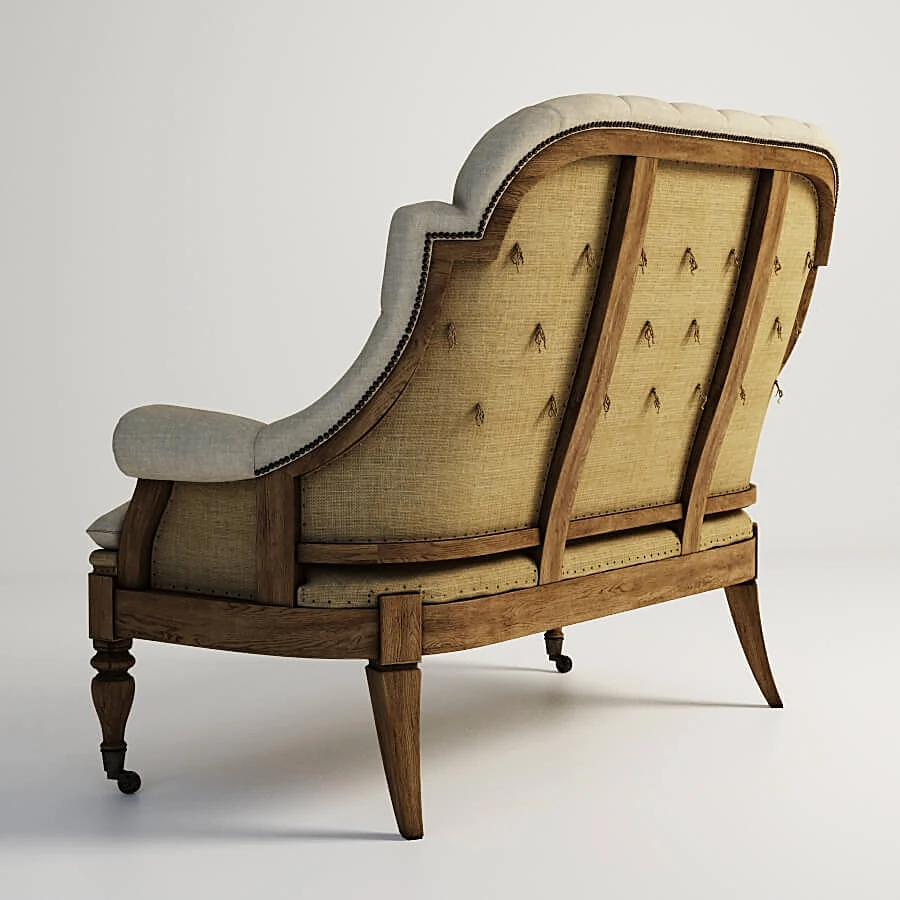 Settee Kemper Deconstructed 105.006-F01 by GRAMERCY HOME (2)