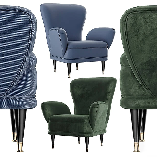 Classic Upholstered Armchair
