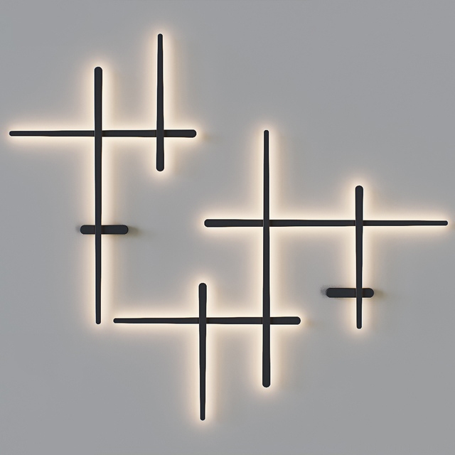 Wall Lighting Sticks - Download the 3D Model (11604) | zeelproject.com