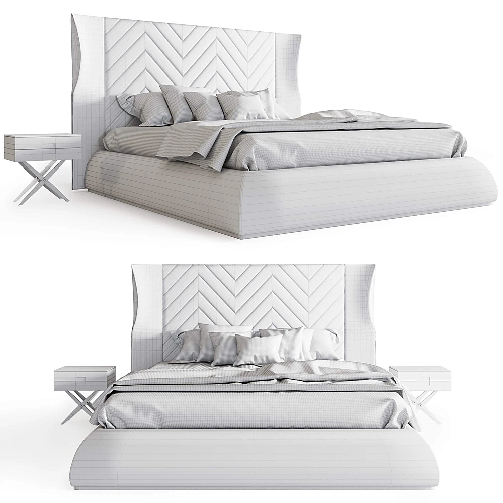Bed Ambra Collection by Rozzoni Mobili Furniture (3)