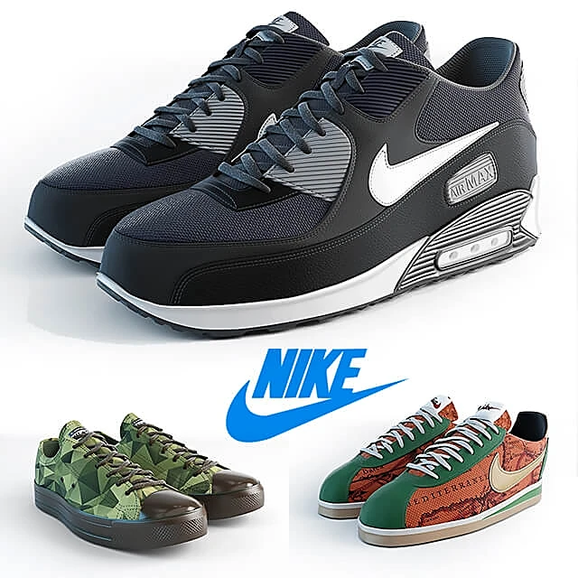 Sneakers 50 shades of different by Nike