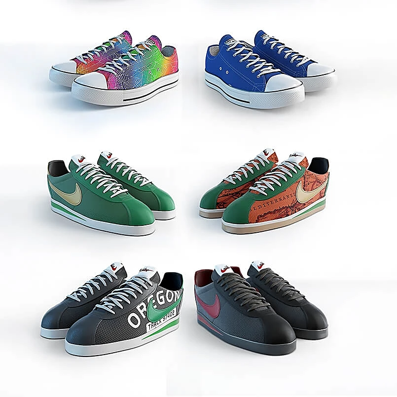 Sneakers 50 shades of different by Nike (4)