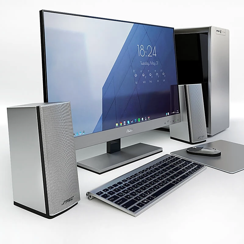 PC Setup i2757Fm RM4 S by AOC, JONSBO, Bose (2)