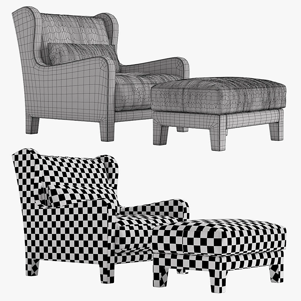 Armchair Foster Soft by Meridiani (4)