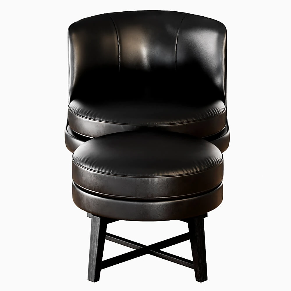 Armchair and Pouf Feel Good by Flexform (2)