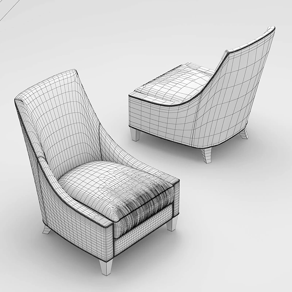 Armchair Bel-Air Lounge by Baker (4)