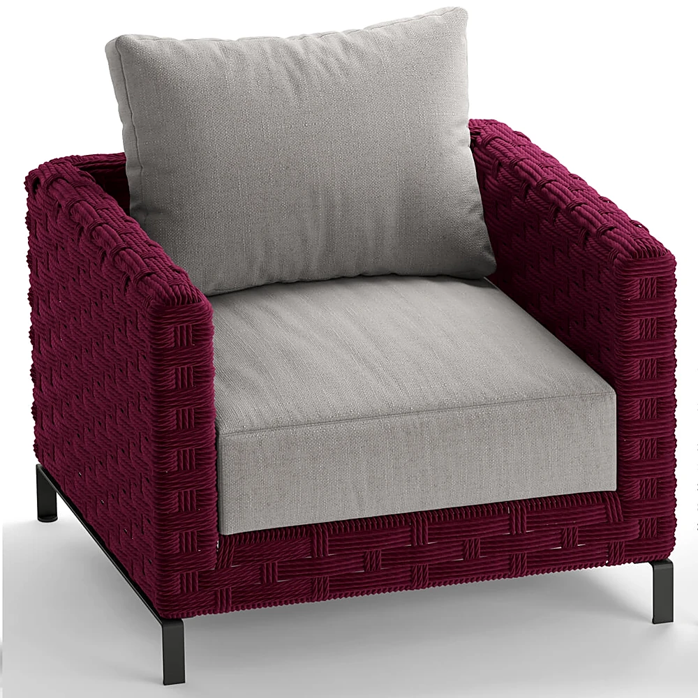 Armchair Ray Outdoor Natural 2 by B&B Italia (2)