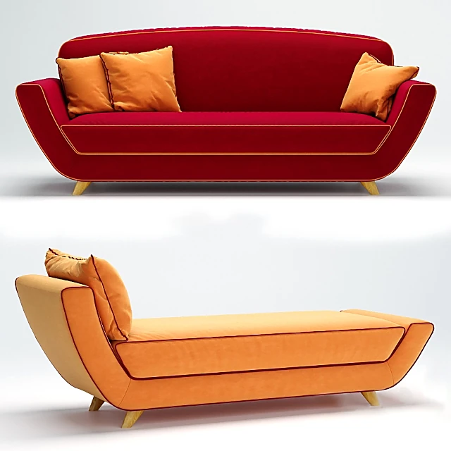 Divano e Chaise Longue Minah di Minah Meritalia (2)