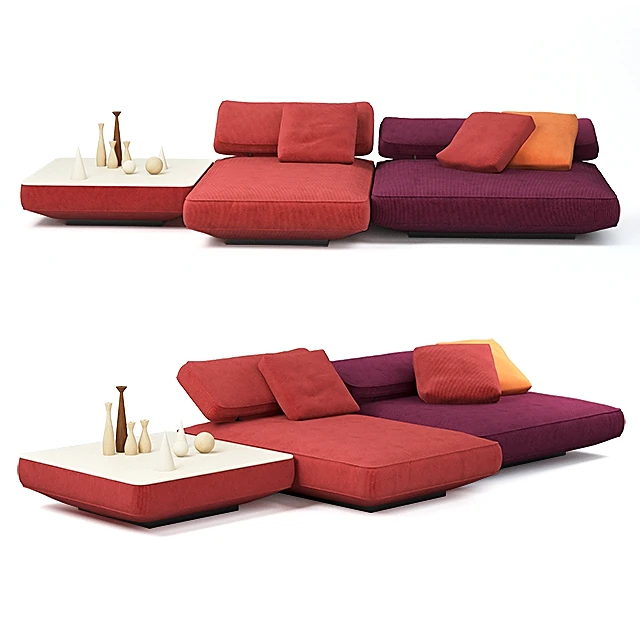 Modular Sofa Agio 2 by Paola Lenti