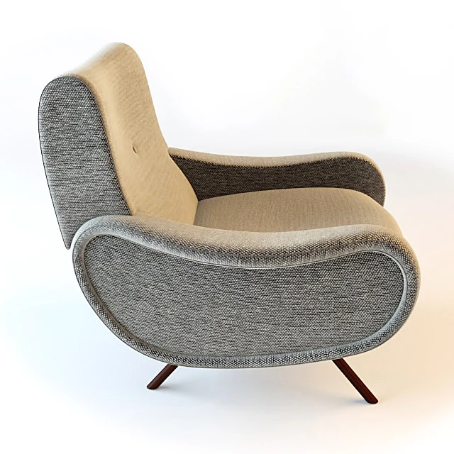Mid-Century Modern Armchair by Marco Zanuso