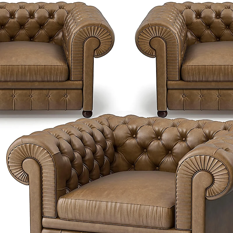 Armchair Chester One by Poltrona Frau