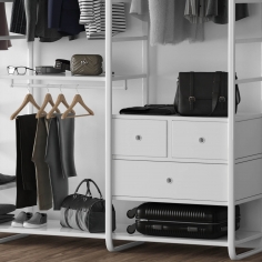Wardrobe Elvarli Ikea - Download the 3D Model (11996) | zeelproject.com