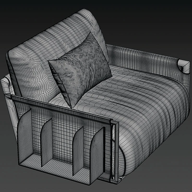 Armchair ADAM by Giorgetti (2)