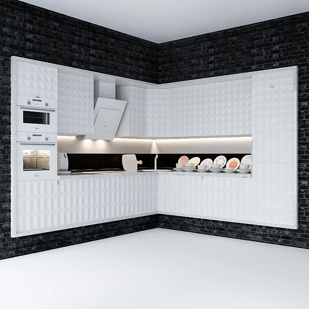 Corner Kitchen Herrestad by Ikea