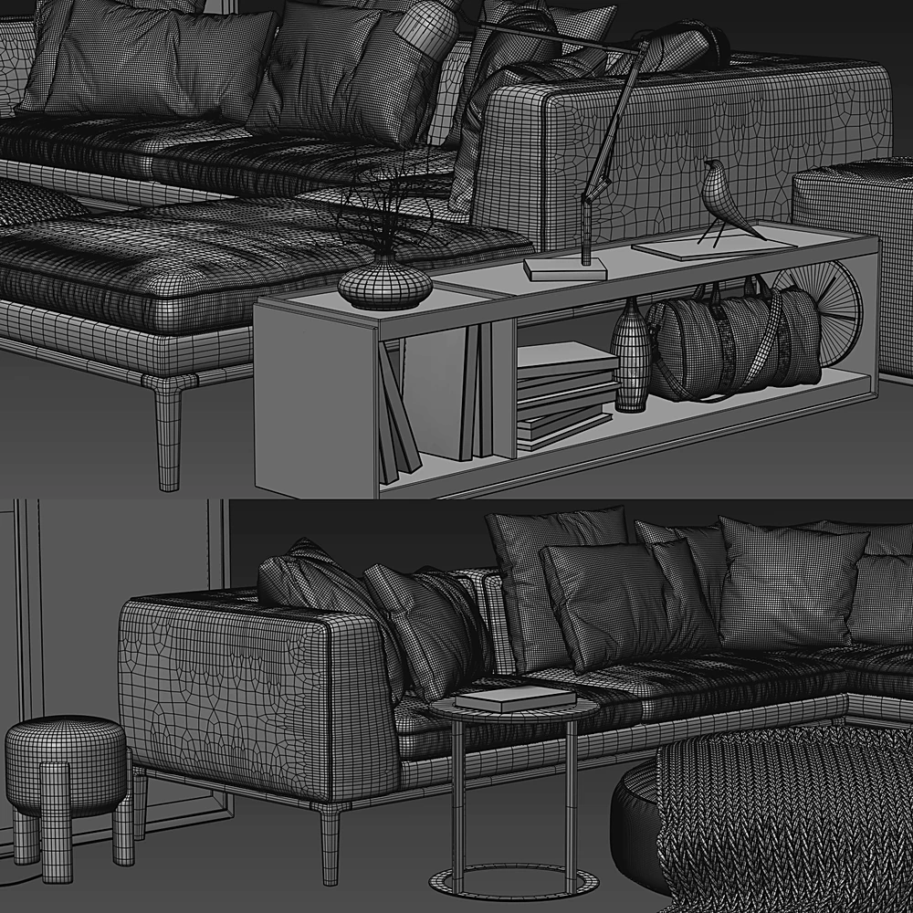 Sectional Sofa Michel 12 by B&B Italia (2)
